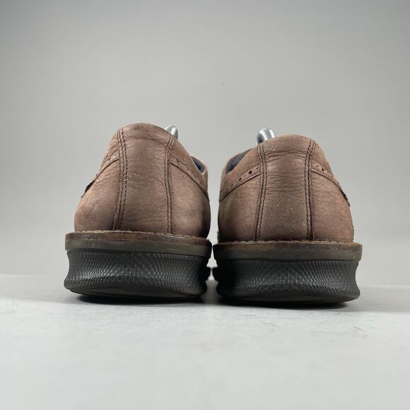 Ecco Wingtip Oxford Mens EU 43 US 10 Brown Leather Lace-Up Low Dress Shoe Brogue main image 5